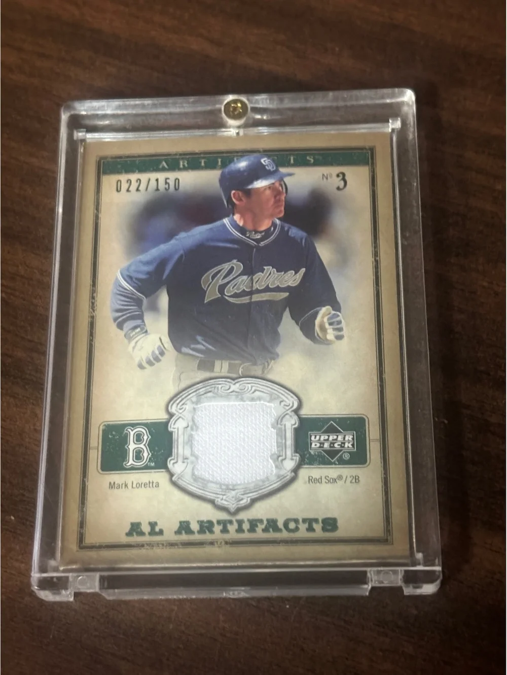 Mark Loretta Jersey card